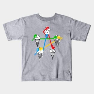 Just The Five Cones Kids T-Shirt